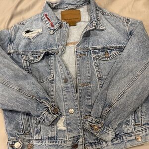 AE X Tony the Tiger Distressed Denim Jacket